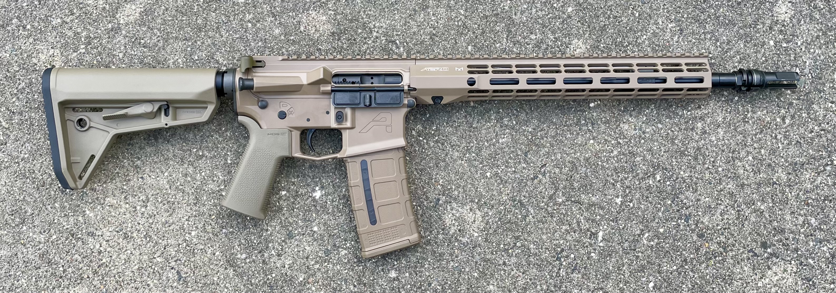 M4E1 5.56mm RIFLE 14.5" P&W DEAD AIR FLASH HIDER