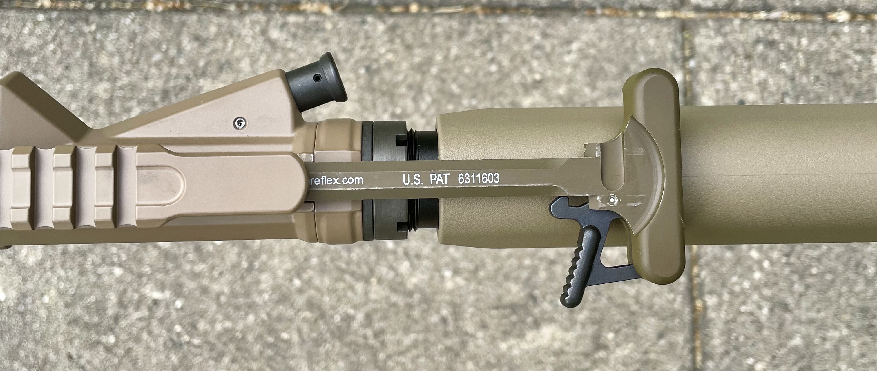 M4E1 5.56mm RIFLE 14.5" P&W DEAD AIR FLASH HIDER - Image 4